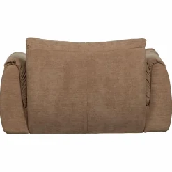 Outlet WOOOD Baggy loveseat geweven chenille Bruin