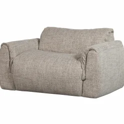 Best WOOOD Baggy loveseat geweven stof Naturel melange