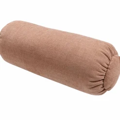 Online WOOOD Baggy rolkussen 50xø23 cm geweven chenille oud roze Oudroze