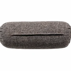 Clearance WOOOD Baggy rolkussen 50xø23 cm geweven stof Warmgrijs melange