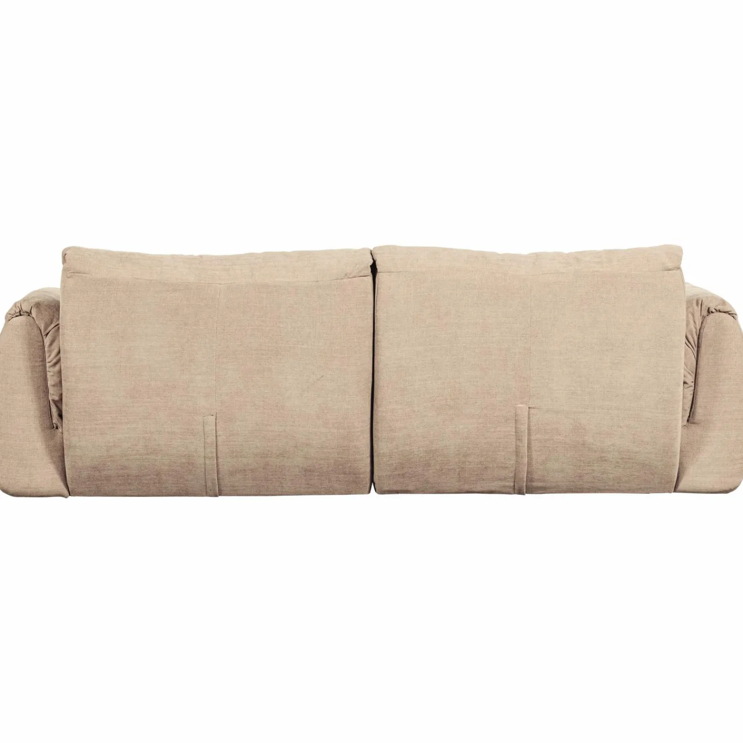 Best WOOOD Baggy 2-zits bank geweven chenille Zand