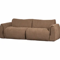 Sale WOOOD Baggy 2-zits bank geweven chenille Bruin