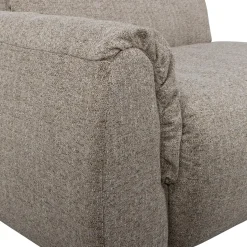 WOOOD Baggy 3-zits bank geweven stof Bruin melange