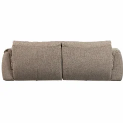 Clearance WOOOD Baggy 2-zits bank geweven stof Bruin melange