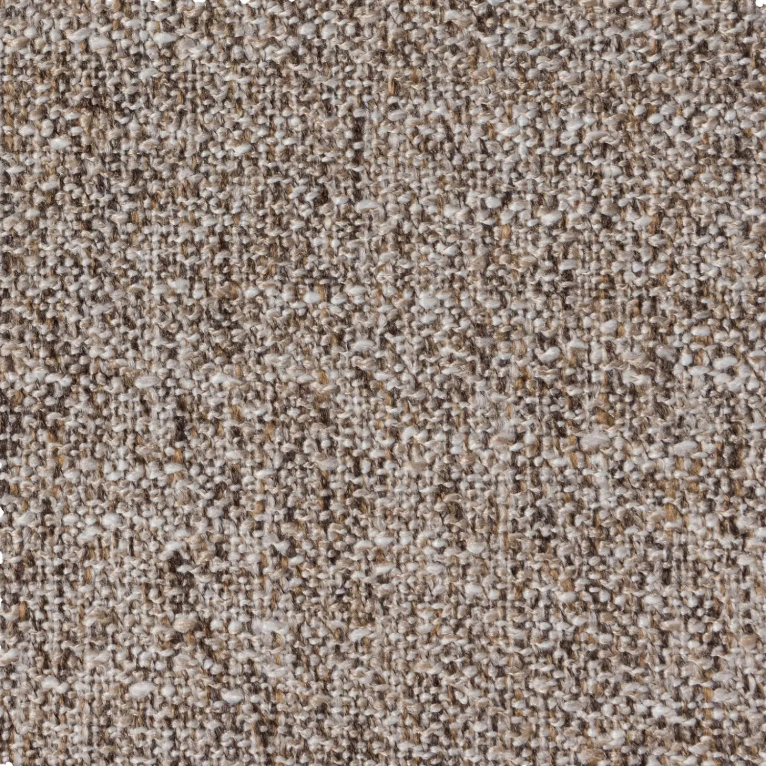 Clearance WOOOD Baggy 2-zits bank geweven stof Bruin melange