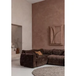 Best WOOOD Baggy 1-zits element 3D chenille Donkerbruin