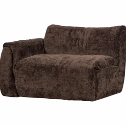 Clearance WOOOD Baggy 1-zits element met arm links 3D chenille Donkerbruin