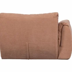 WOOOD Baggy 1-zits element met arm links geweven chenille Oudroze