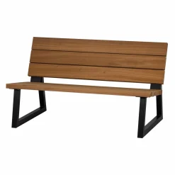 WOOOD Banco outdoor tuinbank hout/metaal naturel