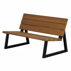 WOOOD Banco outdoor tuinbank hout/metaal naturel