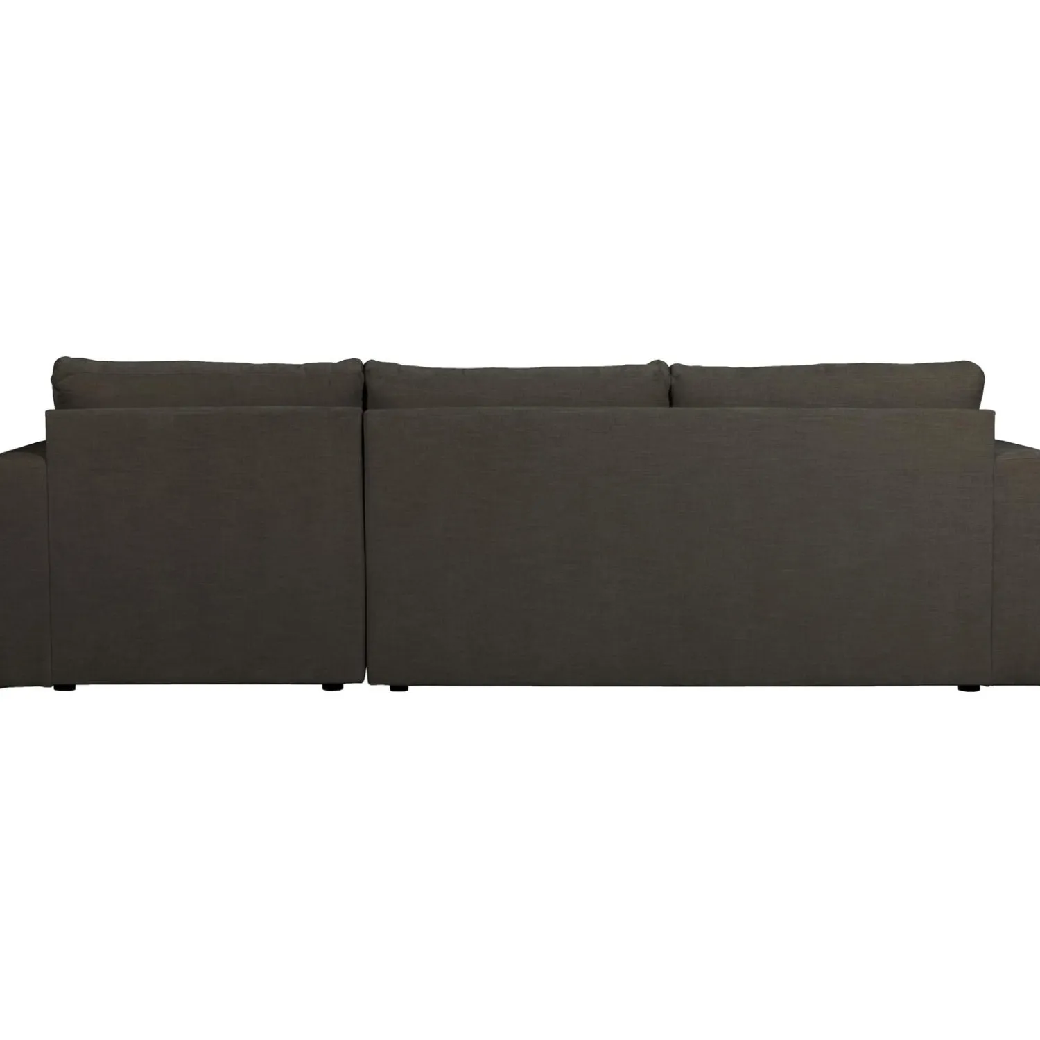 Sale WOOOD Bar chaise longue geweven stof rechts Antraciet