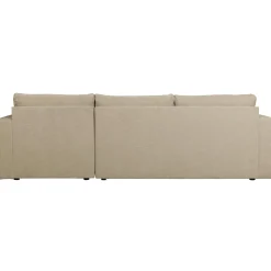 Discount WOOOD Bar chaise longue geweven stof rechts Zand