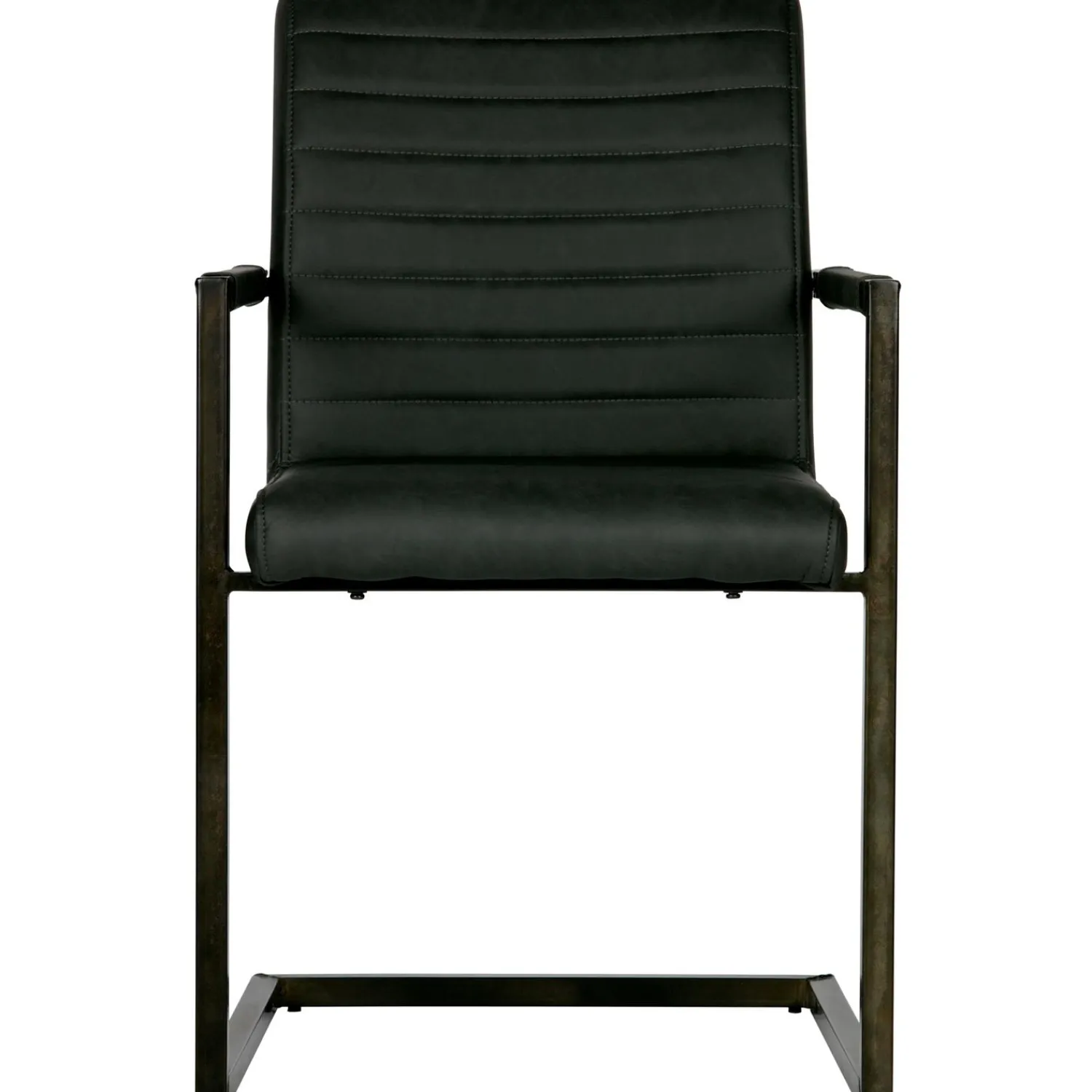 Online WOOOD Bas eetkamerstoel pu Antraciet