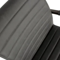 Online WOOOD Bas eetkamerstoel pu Antraciet