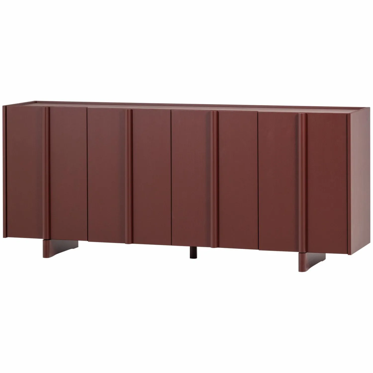 Clearance WOOOD Basu dressoir grenen rood Bordeaux