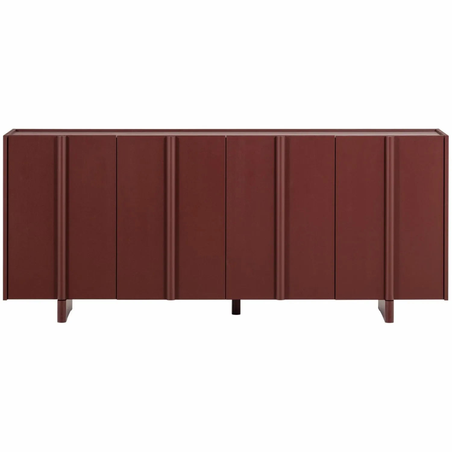 Clearance WOOOD Basu dressoir grenen rood Bordeaux