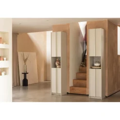 Discount WOOOD Basu smalle kast 40 cm grenen dust incl. concrete decor