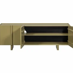 Online WOOOD Basu tv meubel 152 cm grenen Moss