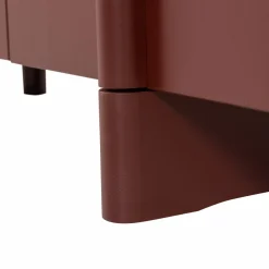 Sale WOOOD Basu tv meubel 200 cm grenen bordeauxrood