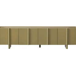 Outlet WOOOD Basu tv meubel 200 cm grenen Moss