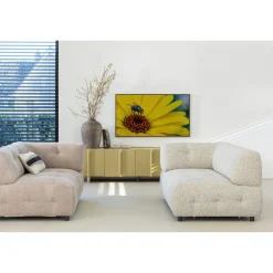 Outlet WOOOD Basu tv meubel 200 cm grenen Moss