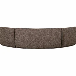 WOOOD Batavier half ronde bank 6-zits Bruin melange