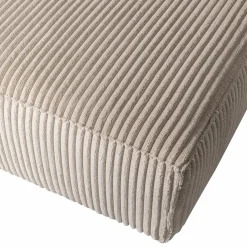 Discount WOOOD Bean chaise longue bank rechts ribstof travertin