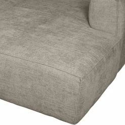 Sale WOOOD Bean chaise longue bank rechts grove melange travertin