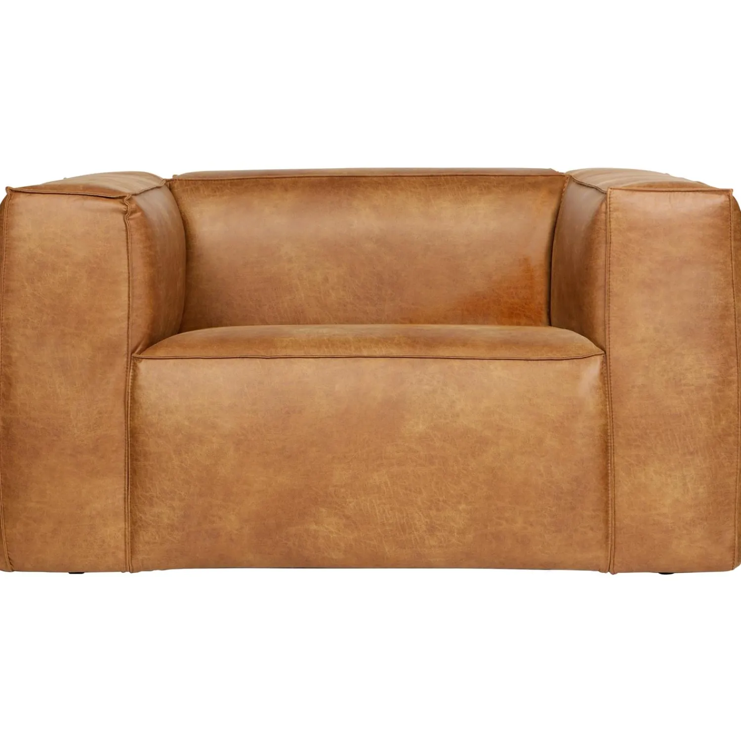 New WOOOD Bean fauteuil ecoleer Cognac