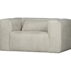 Hot WOOOD Bean fauteuil grove melange stof Naturel