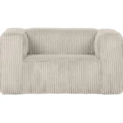 Hot WOOOD Bean fauteuil ribstof Naturel