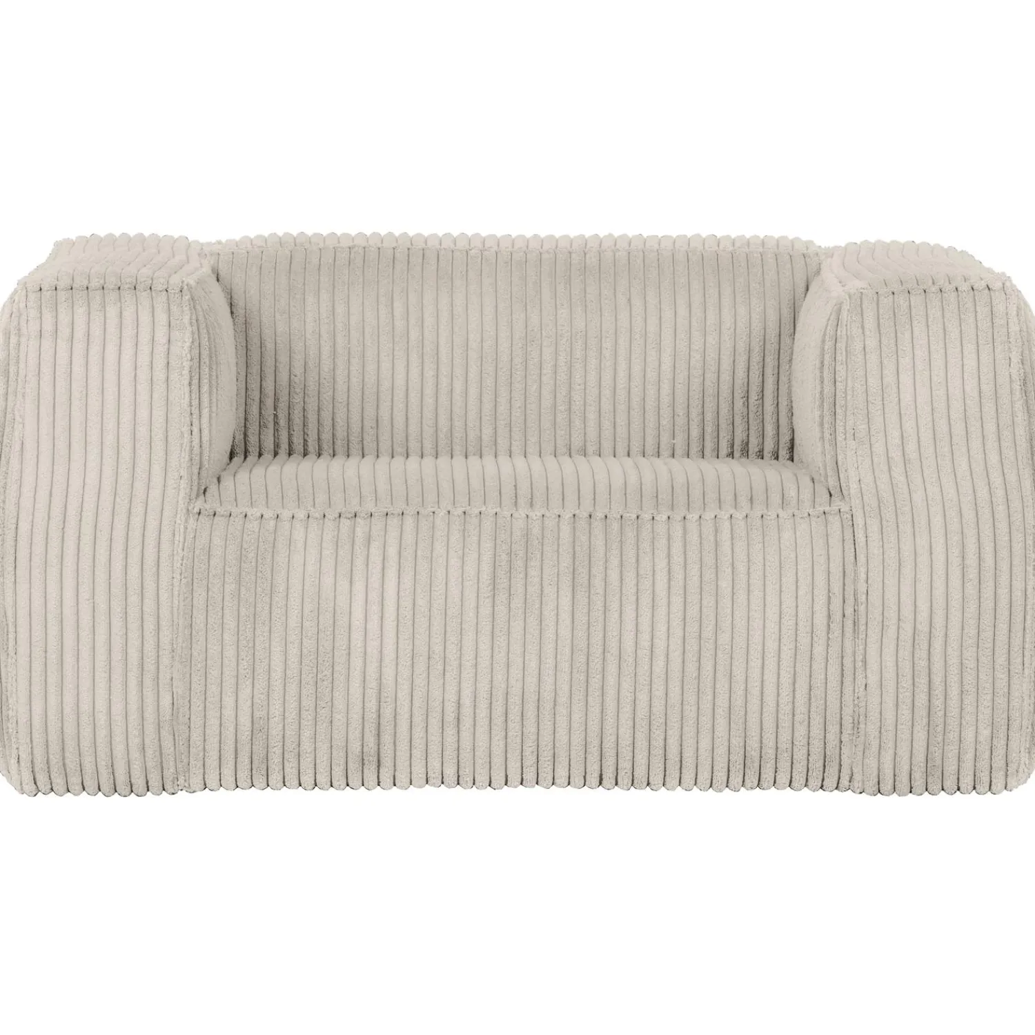 Hot WOOOD Bean fauteuil ribstof Naturel