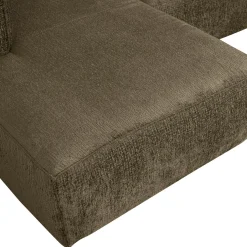 Discount WOOOD Bean hoekbank links structure velvet Moss