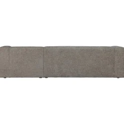 Best WOOOD Bean hoekbank rechts grove melange stof Travertin