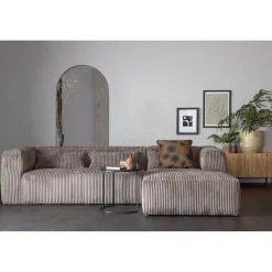 Sale WOOOD Bean hoekbank rechts ribstof Terrazzo