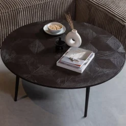 Best WOOOD Bean hoekbank rechts ribstof Mud