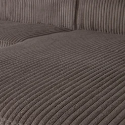 Best WOOOD Bean hoekbank rechts ribstof Mud