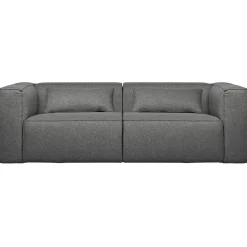 WOOOD Bean 3,5-zits bank incl. kussens melange Middengrijs