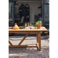 Discount WOOOD Beaver tuintafel teak naturel