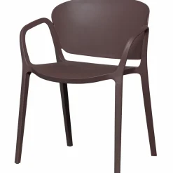 Discount WOOOD Bent tuinstoel kunststof Paars/bruin