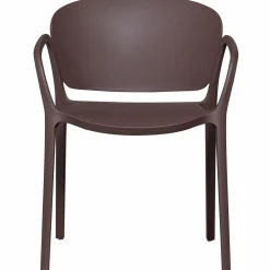 Discount WOOOD Bent tuinstoel kunststof Paars/bruin