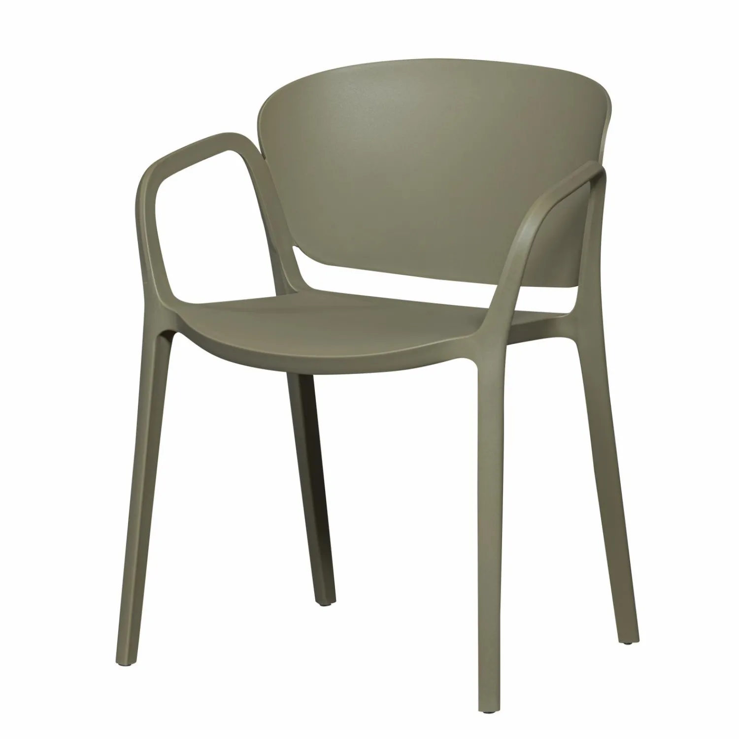 Clearance WOOOD Bent tuinstoel kunststof Groen