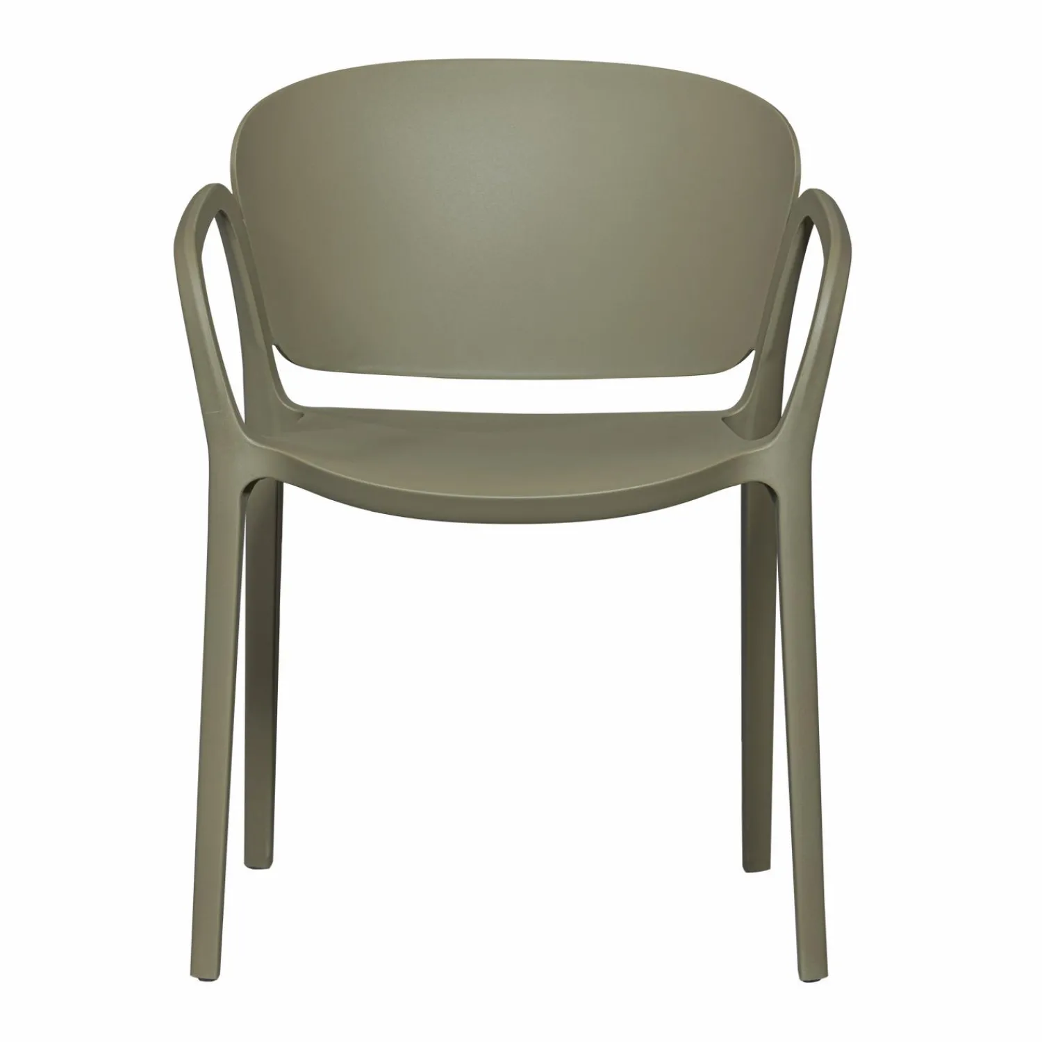 Clearance WOOOD Bent tuinstoel kunststof Groen