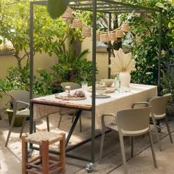 Clearance WOOOD Bent tuinstoel kunststof Groen