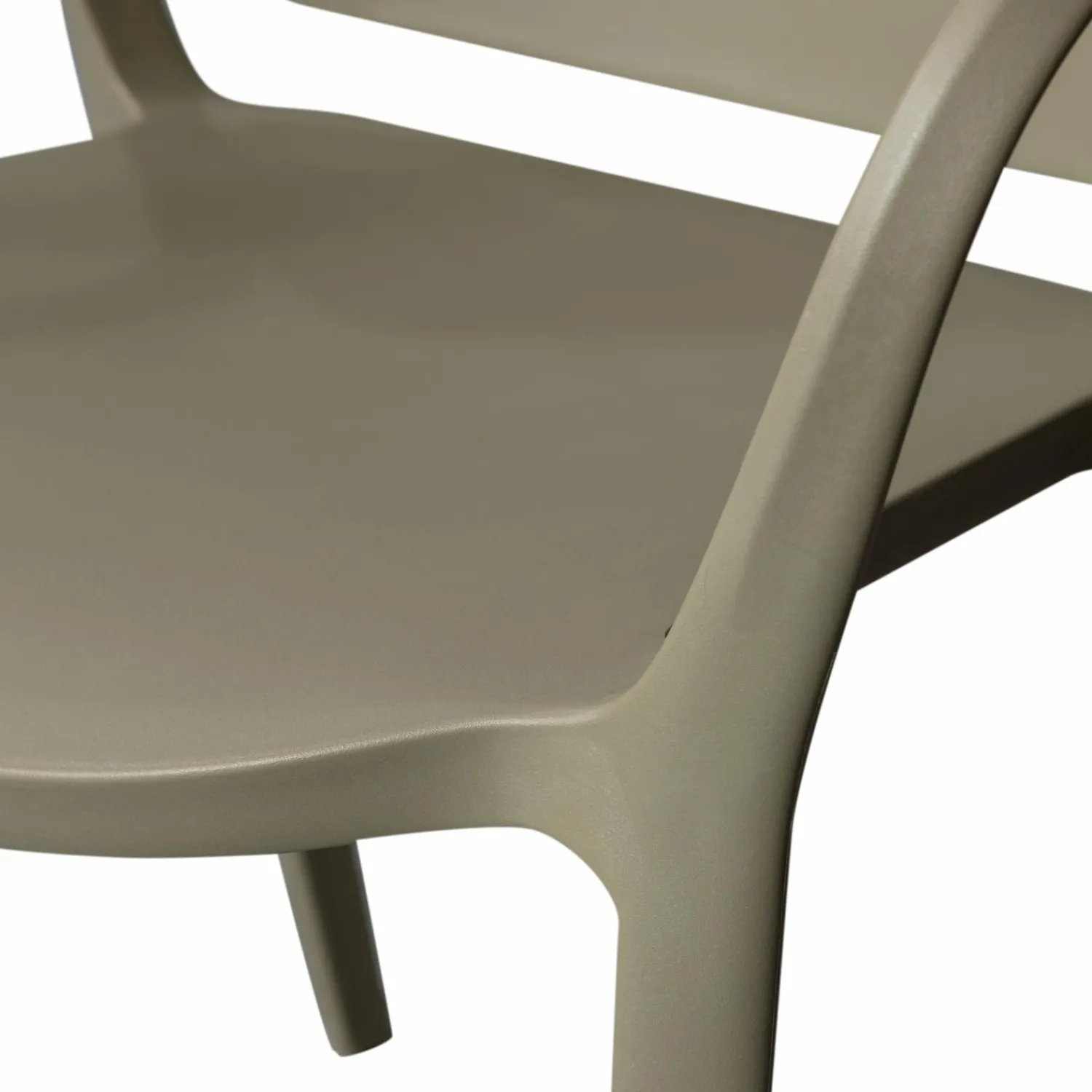 Clearance WOOOD Bent tuinstoel kunststof Groen