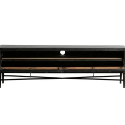 New WOOOD Bequest tv meubel hout zwart 160 cm