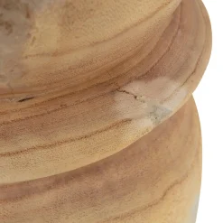Discount WOOOD Bikkel kruk hout 40xø28 cm Naturel