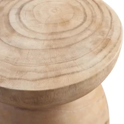 Online WOOOD Bink kruk hout naturel 40xø28 cm