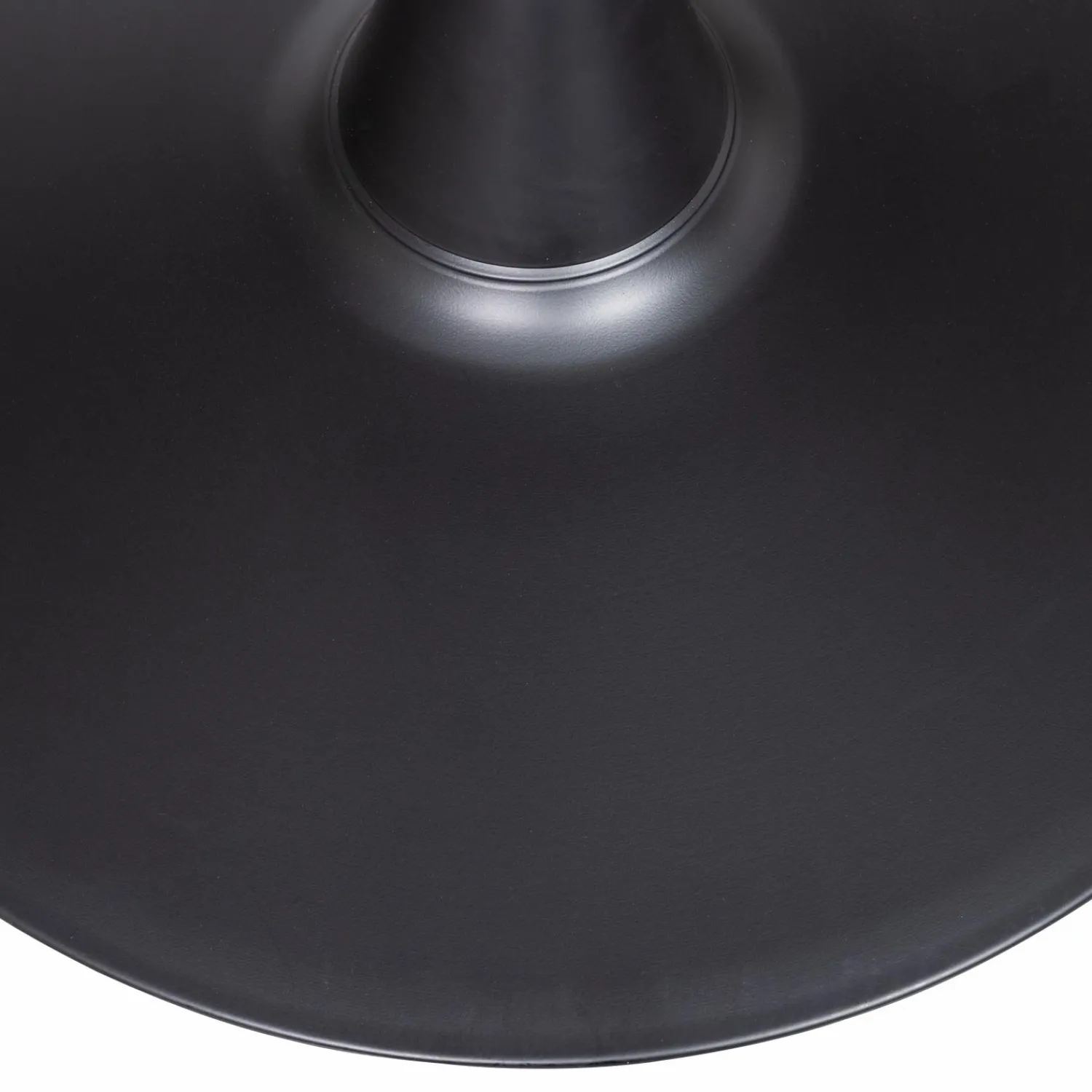 Online WOOOD Bistro trompetvoet metaal matzwart 72xø60 cm