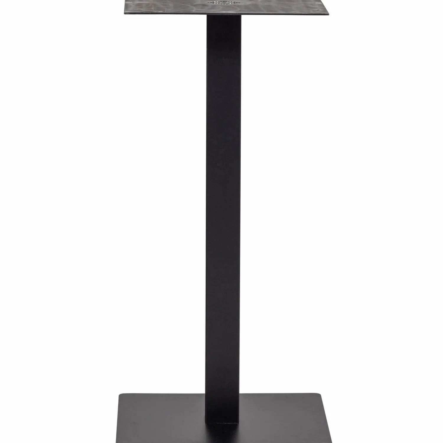 Discount WOOOD Bistro vierkante bartafel poot metaal zwart 105 x 50 x 50 cm